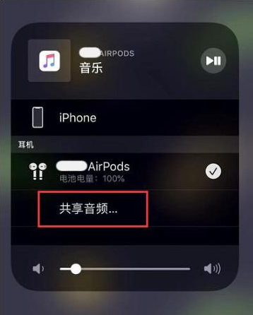 兴隆苹果14音频维修点分享iPhone14音频共享设置方法 