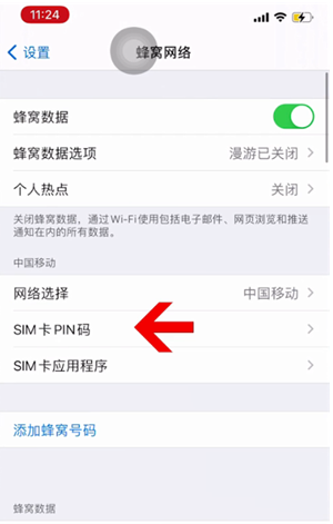 兴隆苹果14维修网分享如何给iPhone14的SIM卡设置密码 