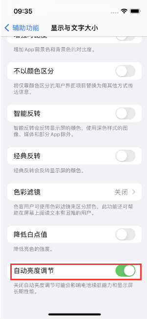 兴隆苹果15维修店分享iPhone 15 Pro系列屏幕亮度 