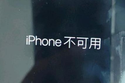 兴隆苹果服务网点分享锁屏界面显示“iPhone 不可用”如何解决 