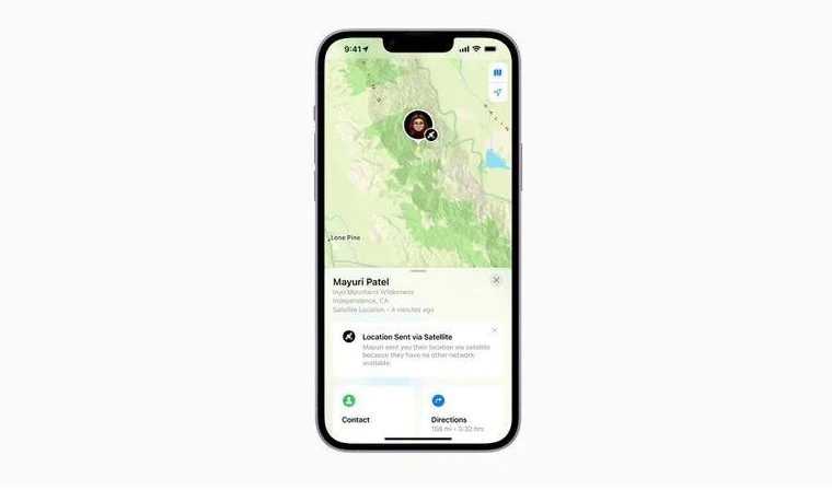 兴隆苹果14维修分享iPhone14系列中 FindMy功能通过卫星分享位置方法教程 