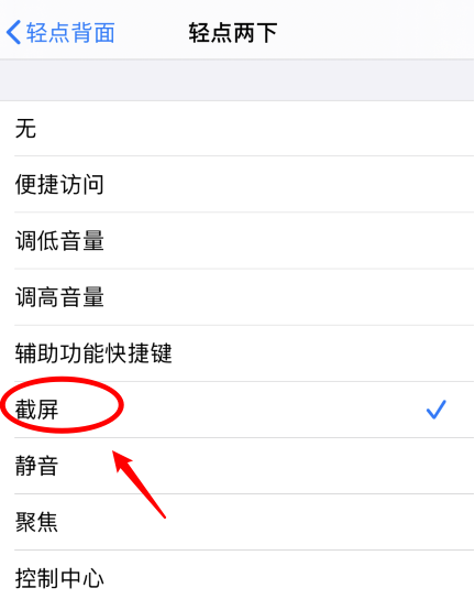 兴隆苹果手机维修分享iPhone12如何启用双击截屏 